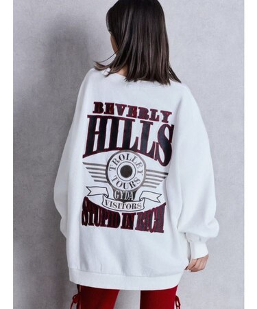 BEVERLY HILLSドルマンスウェットトップス