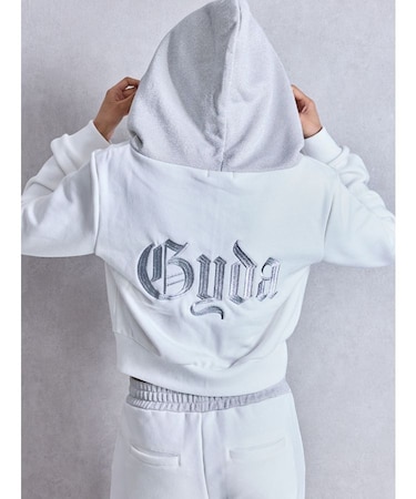BACK GYDA embroidery GLITTERパーカー