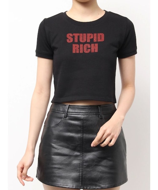 STUPID RICH STONEショートTシャツ