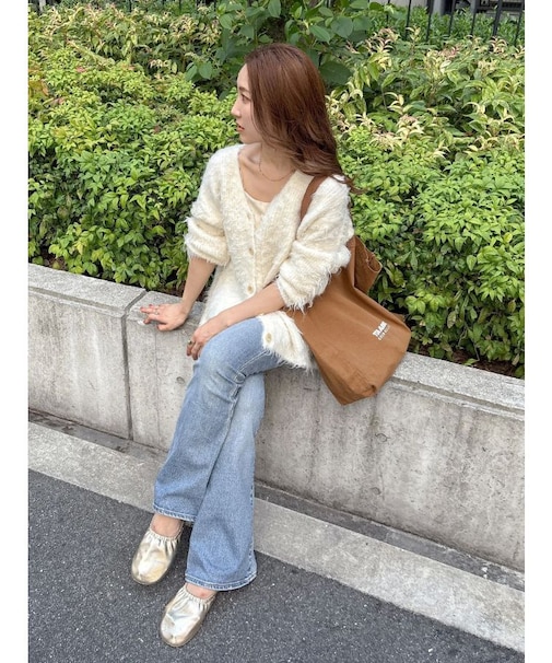 【WEB限定】カラールーズニットカーデ