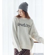 【WEB限定】ロゴルーズニット