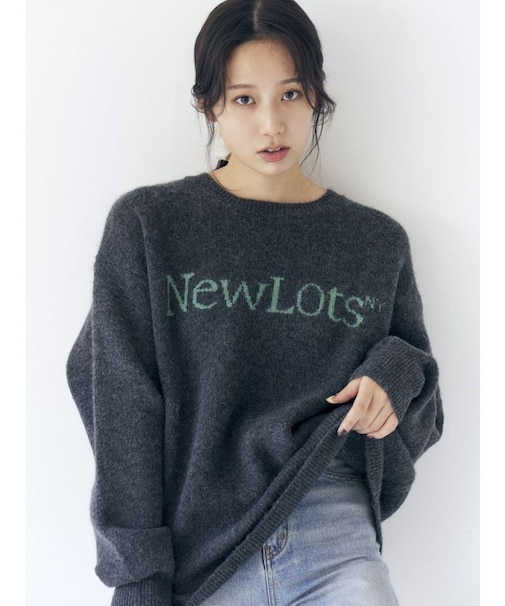 【WEB限定】ロゴルーズニット