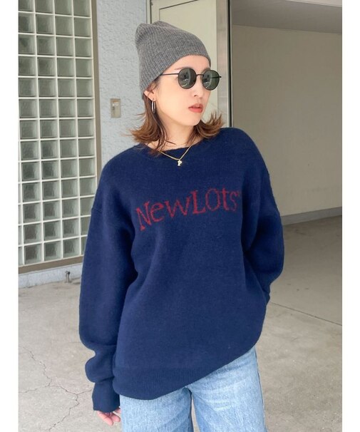 【WEB限定】ロゴルーズニット