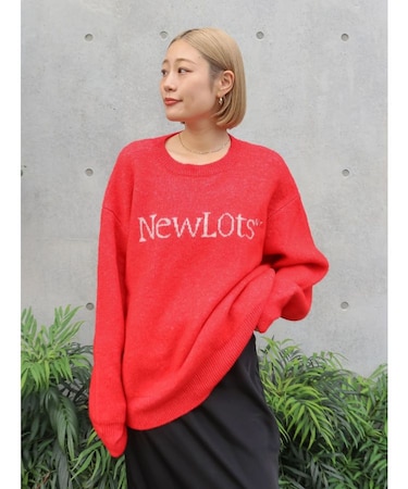 【WEB限定】ロゴルーズニット