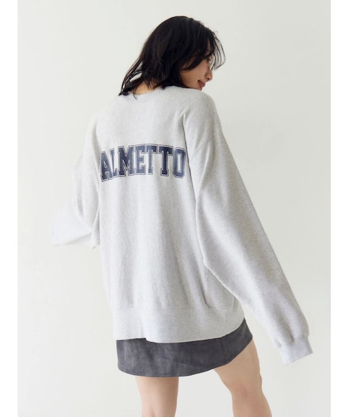 ビッグシルエットロゴスウェット