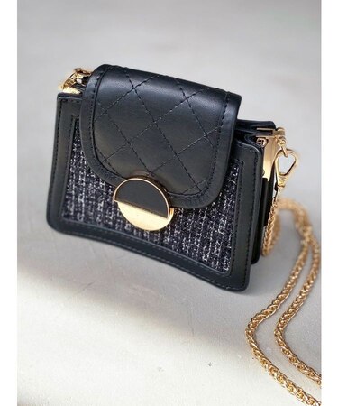 フラップコンパクトバッグ