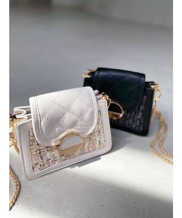 フラップコンパクトバッグ