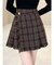 ツイードラップミニスカート