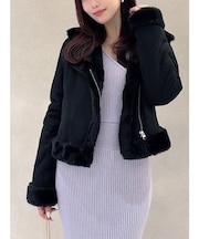 フェイクムートンブルゾン