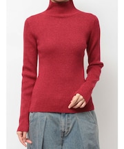 ベーシックカラーハイネックニット