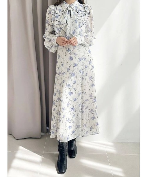 MARS フラワープリント ワンピース bonheur-0r.jpg