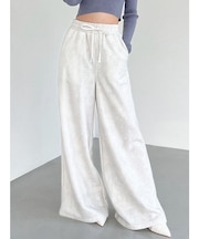 ワイドレッグスウェットパンツ【セットアップ着用可能】