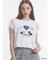 【Mickey&Minnie】ILOVEレースリメイクトップス