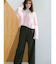 フェイクウール折返しベルトパンツ