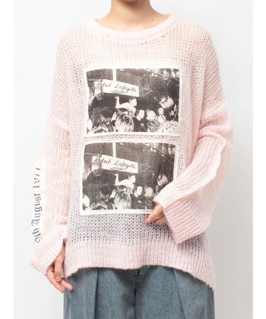 【KevinCummins×jouetie】フォトローゲージニット