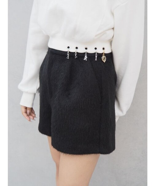 シャギーショートパンツ