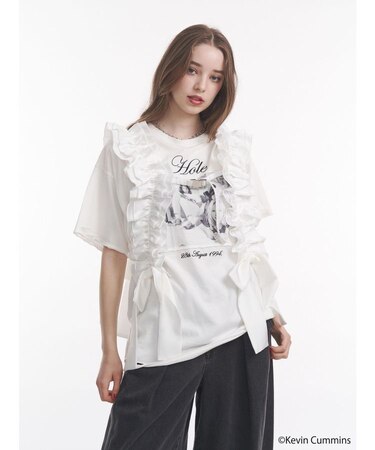 【KevinCummins×jouetie】フォトダメージBIGTシャツ