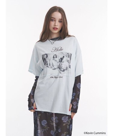 【KevinCummins×jouetie】フォトダメージBIGTシャツ
