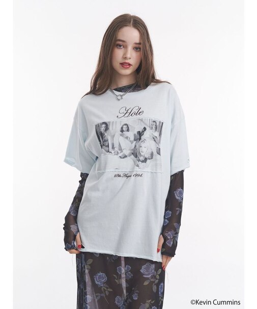 【KevinCummins×jouetie】フォトダメージBIGTシャツ