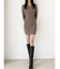 フロントクロスニットワンピース