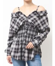 2WAYウエストシャーリングフィットシャツ