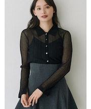 メタルボタンシアーリブポロニット