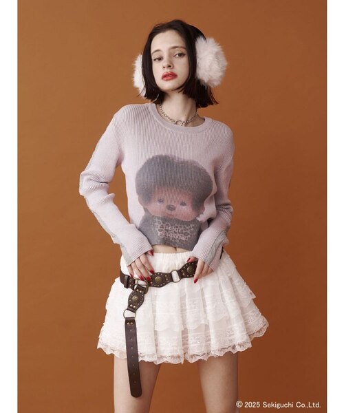 モンチッチ jouetie ニット アイボリー 新品 jouetie（ジュエティ）」×「モンチッチ」のコラボレーションアイテムが