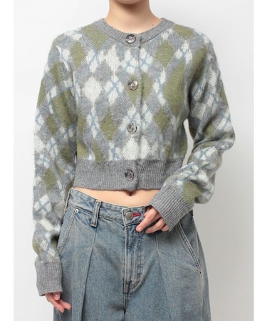 2WAYパターンショートカーデ