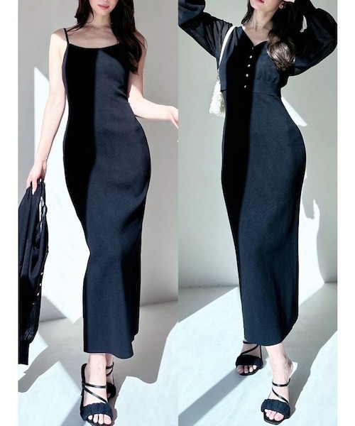 シアーカーデコンビニットワンピース｜マークスタイラーアウトレットの