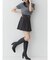 ミニシャギーラメニットトップス