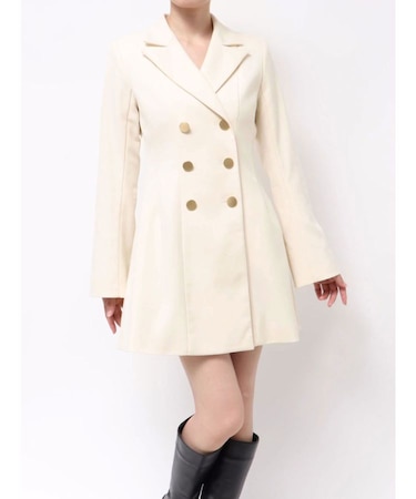 【WEB限定カラーあり】2WAYフィット&フレアジャケットワンピース