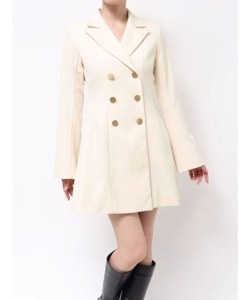 【WEB限定カラーあり】2WAYフィット&フレアジャケットワンピース