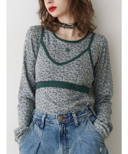 【MILLER】ビスチェレイヤードトップス