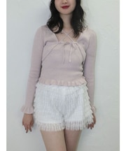 フリルニットアンサンブル