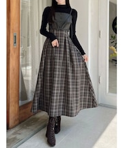 フェイクレザービスチェドッキングキャミワンピース