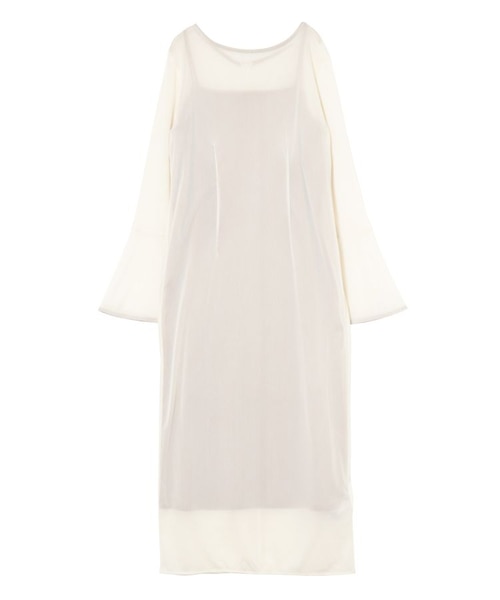 タグ付き(38) PLATINE ベルフレアースリーブワンピース 22 OCTOBRE（ヴァンドゥ－オクトーブル）の「エスパンディフレア