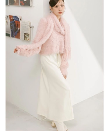 ウエストレイヤードナロースカート