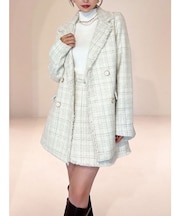 ツイードジャケット【セットアップ着用可能】