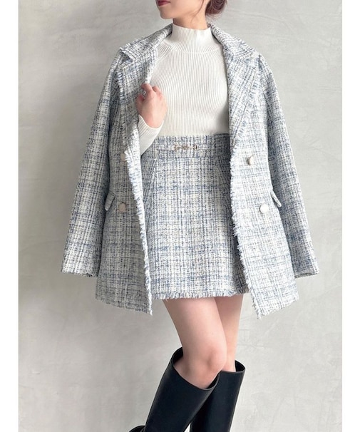 ツイードジャケット【セットアップ着用可能】