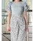 異素材ティアードスリーブニット