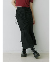 ギャザーマーメイドスカート