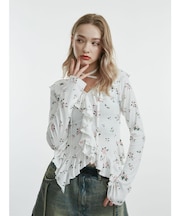 ラッフルフリルトップス