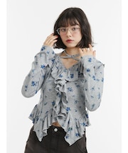 ラッフルフリルトップス