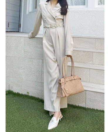 テーラーカラーコンビネゾン