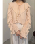 シフォンラッフルブラウス