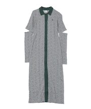 【MILLER】バイカラーロングワンピース