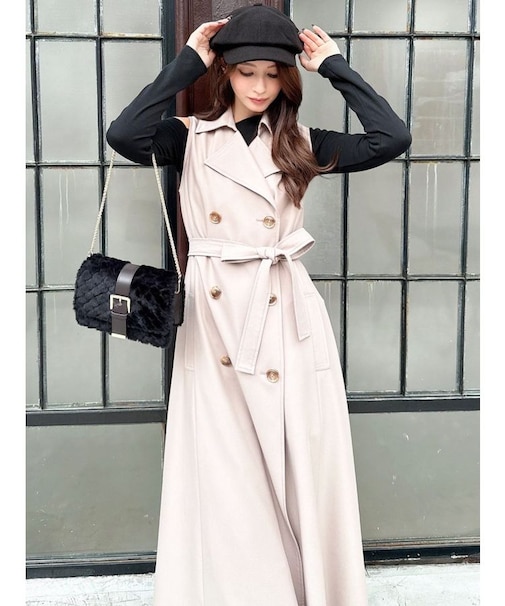 2WAY セパレートフレアトレンチコート