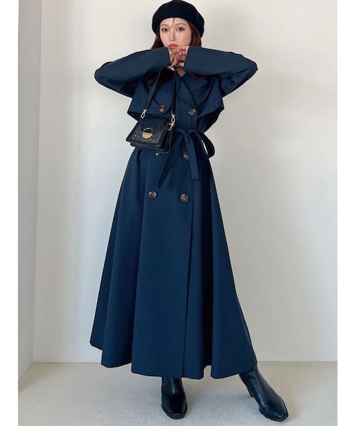 2WAY セパレートフレアトレンチコート