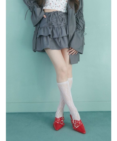 jouetie 新品未使用 タグ付 ミニスカート 今季新作 ウエストゴム 黒 jouetie（ジュエティ）の「タックミニスカパン（その他パンツ）」 - WEAR