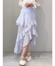 アシンメトリーイレヘムスカート